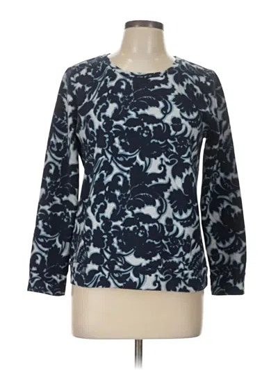 Pre-owned Ann Taylor Loft Pullover Sweater In Blue