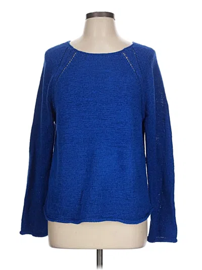 Ann Taylor Loft Pullover Sweater In Blue