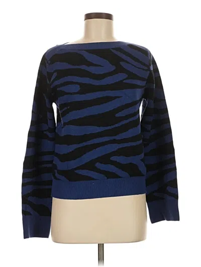 Pre-owned Ann Taylor Loft Pullover Sweater In Blue