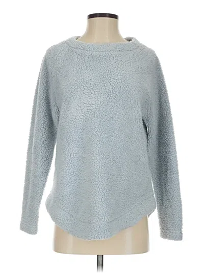 Pre-owned Ann Taylor Loft Pullover Sweater In Blue