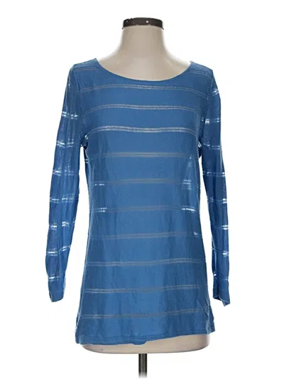 Pre-owned Ann Taylor Loft Pullover Sweater In Blue