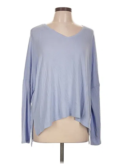 Pre-owned Ann Taylor Loft Pullover Sweater In Blue