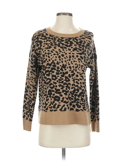 Pre-owned Ann Taylor Loft Pullover Sweater In Brown