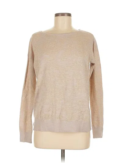Pre-owned Ann Taylor Loft Pullover Sweater In Brown