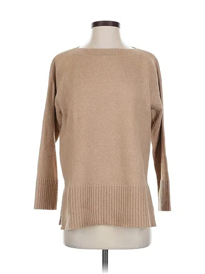 Pre-owned Ann Taylor Loft Pullover Sweater In Brown