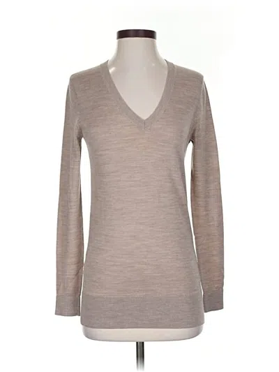 Pre-owned Ann Taylor Loft Pullover Sweater In Brown