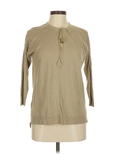 Pre-owned Ann Taylor Loft Pullover Sweater In Brown