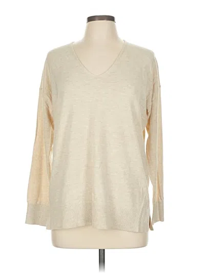 Pre-owned Ann Taylor Loft Pullover Sweater In Brown