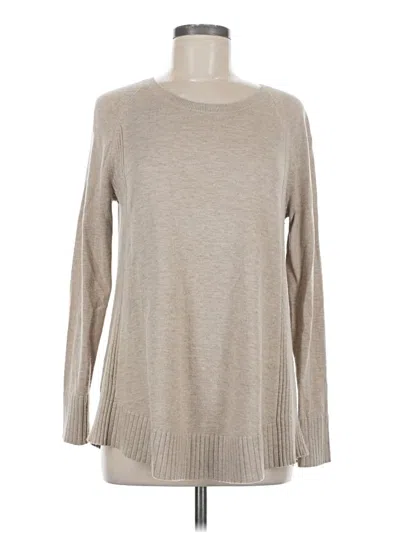 Pre-owned Ann Taylor Loft Pullover Sweater In Brown