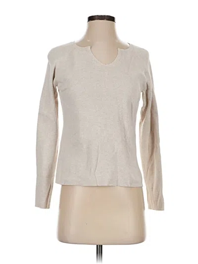 Pre-owned Ann Taylor Loft Pullover Sweater In Brown