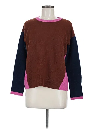 Pre-owned Ann Taylor Loft Pullover Sweater In Brown