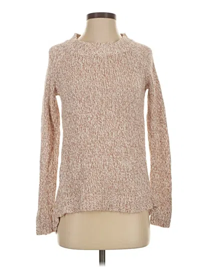 Pre-owned Ann Taylor Loft Pullover Sweater In Brown