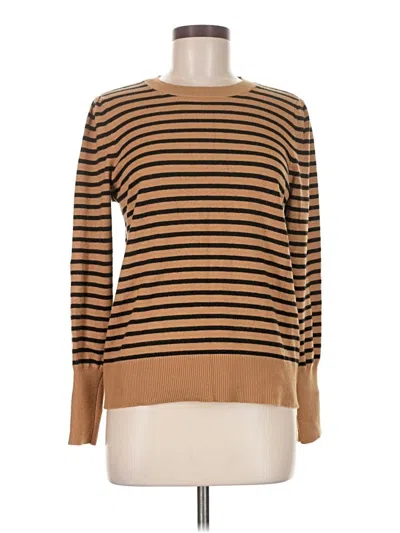 Pre-owned Ann Taylor Loft Pullover Sweater In Brown