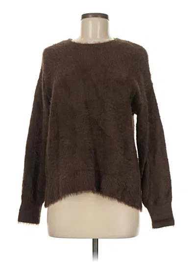 Pre-owned Ann Taylor Loft Pullover Sweater In Brown