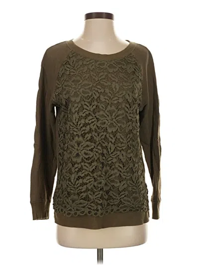 Pre-owned Ann Taylor Loft Pullover Sweater In Brown