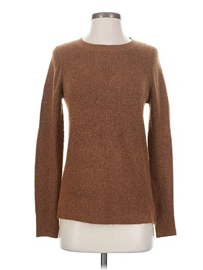 Pre-owned Ann Taylor Loft Pullover Sweater In Brown