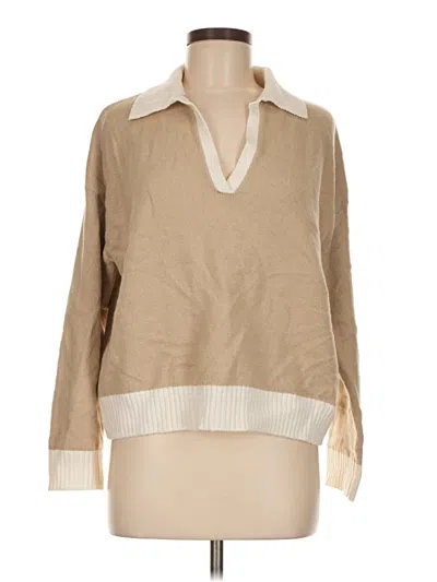 Pre-owned Ann Taylor Loft Pullover Sweater In Brown