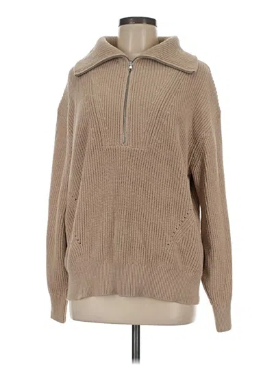 Pre-owned Ann Taylor Loft Pullover Sweater In Brown