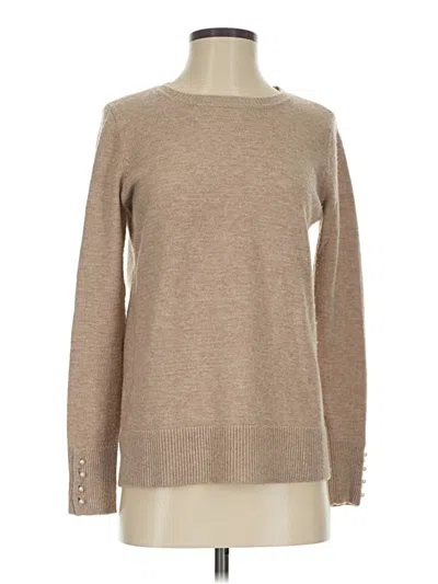 Pre-owned Ann Taylor Loft Pullover Sweater In Brown