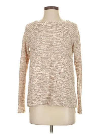 Pre-owned Ann Taylor Loft Pullover Sweater In Brown