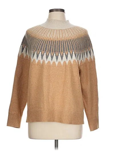 Pre-owned Ann Taylor Loft Pullover Sweater In Brown