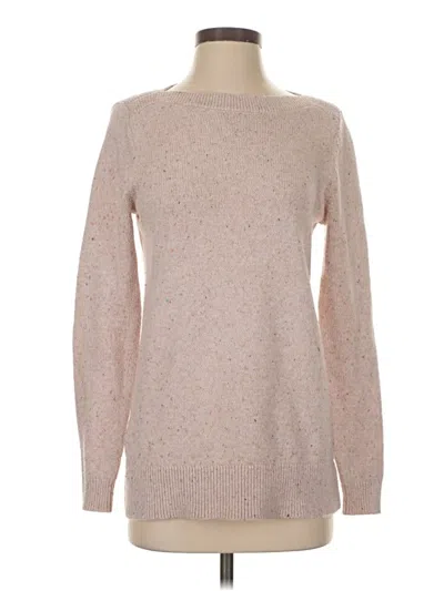 Pre-owned Ann Taylor Loft Pullover Sweater In Brown