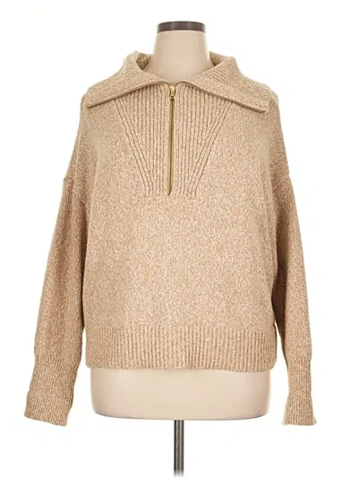 Pre-owned Ann Taylor Loft Pullover Sweater In Brown