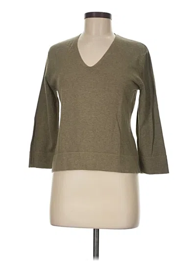 Pre-owned Ann Taylor Loft Pullover Sweater In Brown