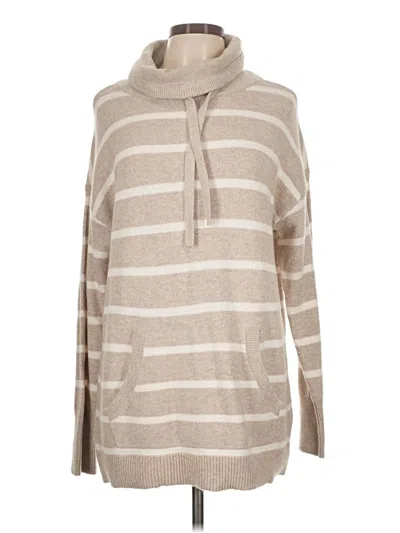 Pre-owned Ann Taylor Loft Pullover Sweater In Brown