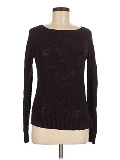 Pre-owned Ann Taylor Loft Pullover Sweater In Brown