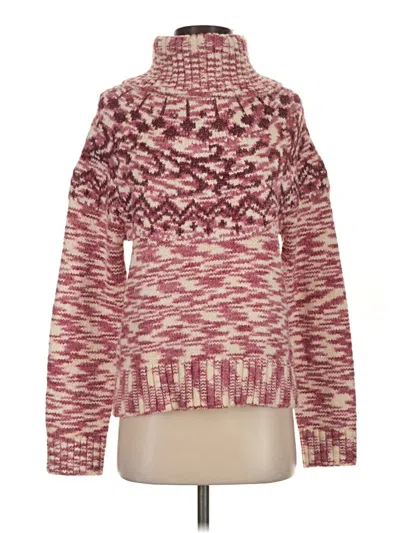 Ann Taylor Loft Pullover Sweater In Burgundy