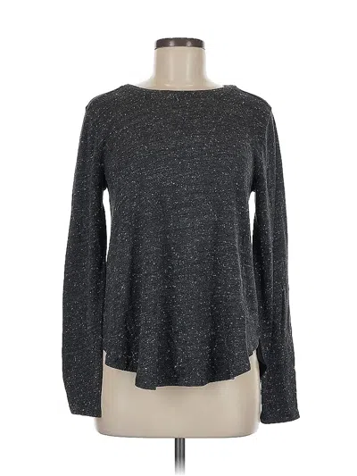 Pre-owned Ann Taylor Loft Pullover Sweater In Gray