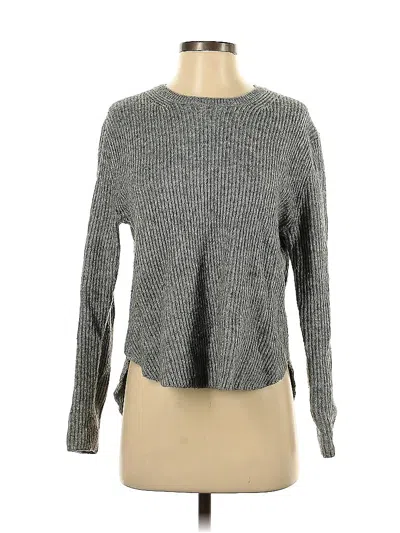 Pre-owned Ann Taylor Loft Pullover Sweater In Gray