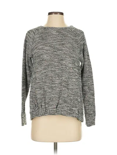 Pre-owned Ann Taylor Loft Pullover Sweater In Gray
