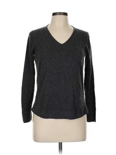 Pre-owned Ann Taylor Loft Pullover Sweater In Gray