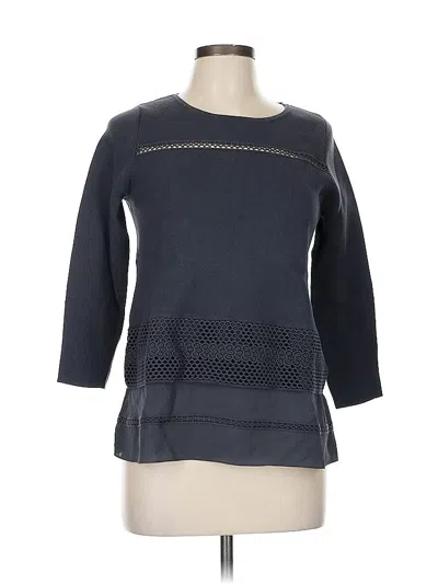 Pre-owned Ann Taylor Loft Pullover Sweater In Gray