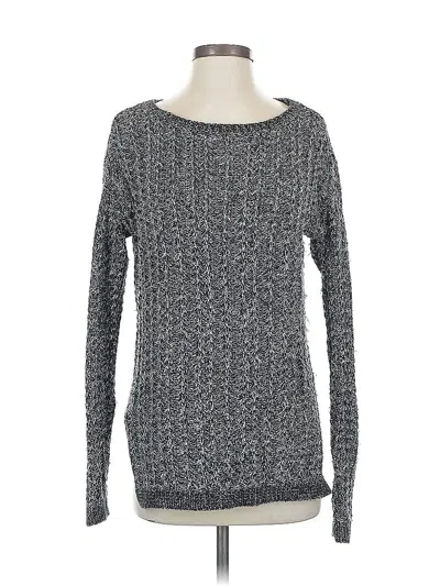 Pre-owned Ann Taylor Loft Pullover Sweater In Gray