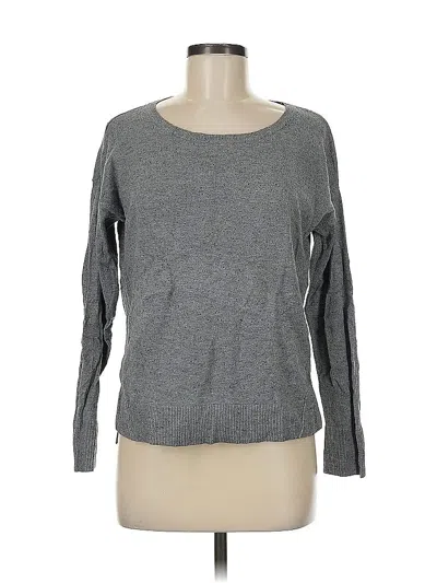Pre-owned Ann Taylor Loft Pullover Sweater In Gray