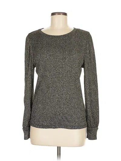 Pre-owned Ann Taylor Loft Pullover Sweater In Gray