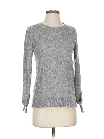 Pre-owned Ann Taylor Loft Pullover Sweater In Gray