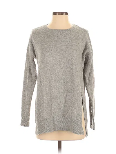 Pre-owned Ann Taylor Loft Pullover Sweater In Gray