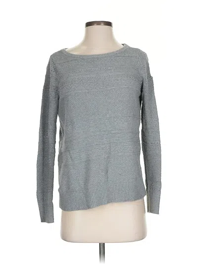 Pre-owned Ann Taylor Loft Pullover Sweater In Gray