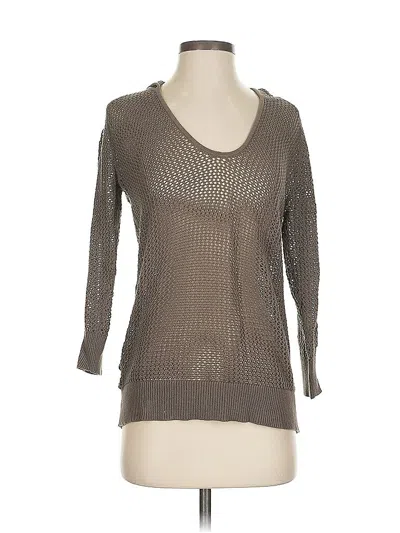 Pre-owned Ann Taylor Loft Pullover Sweater In Gray