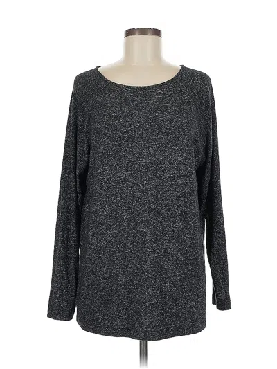 Pre-owned Ann Taylor Loft Pullover Sweater In Gray