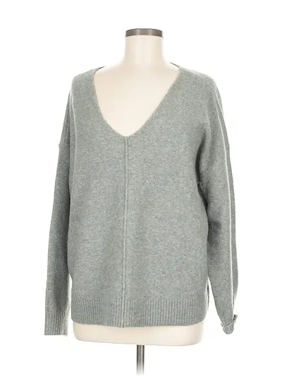Pre-owned Ann Taylor Loft Pullover Sweater In Gray
