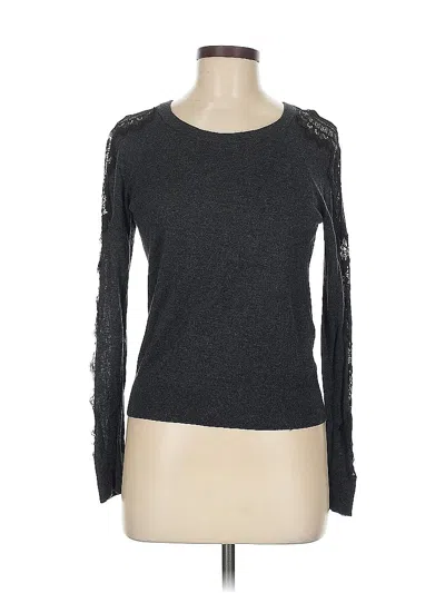 Pre-owned Ann Taylor Loft Pullover Sweater In Gray