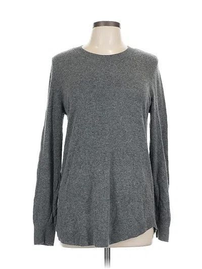 Pre-owned Ann Taylor Loft Pullover Sweater In Gray