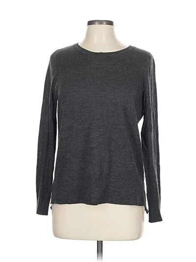 Pre-owned Ann Taylor Loft Pullover Sweater In Gray