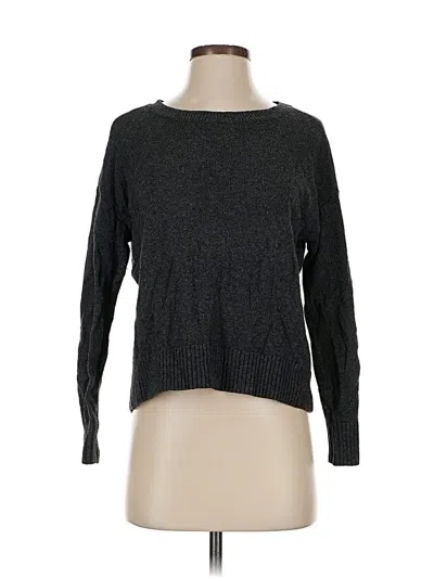 Pre-owned Ann Taylor Loft Pullover Sweater In Gray