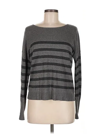 Pre-owned Ann Taylor Loft Pullover Sweater In Gray